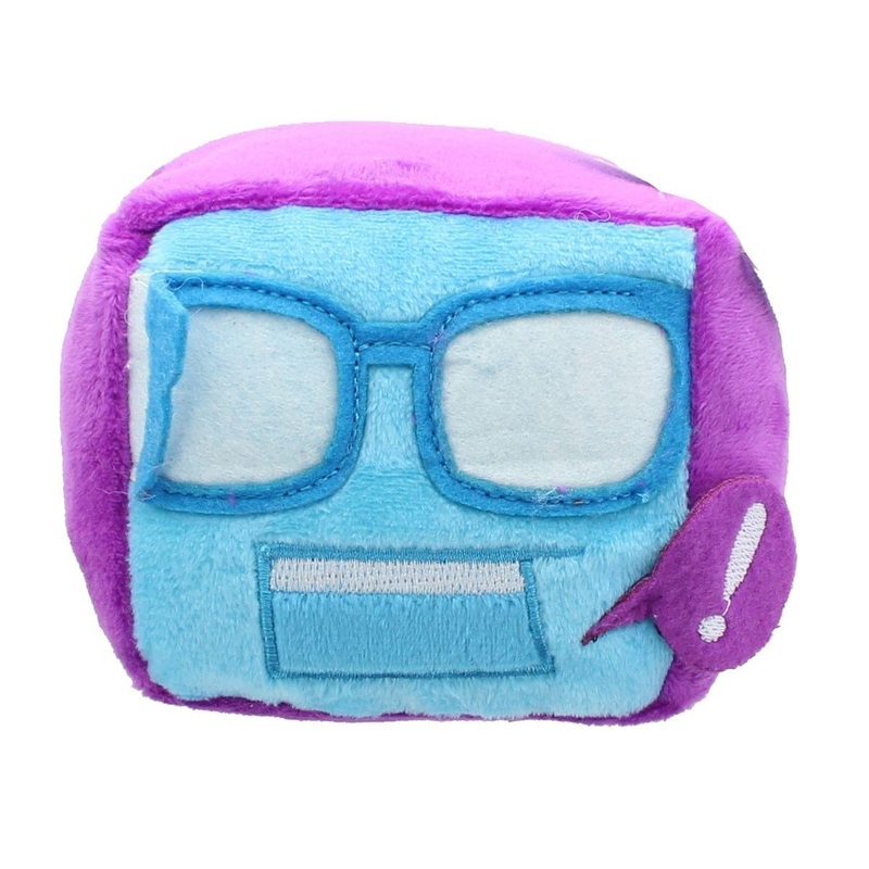Nerd Block Cube Plush, Purple