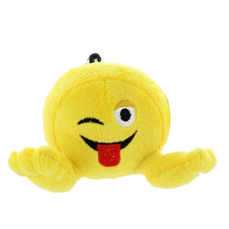 Plushi Palz 4" Emoji Plush: Winky Tongue