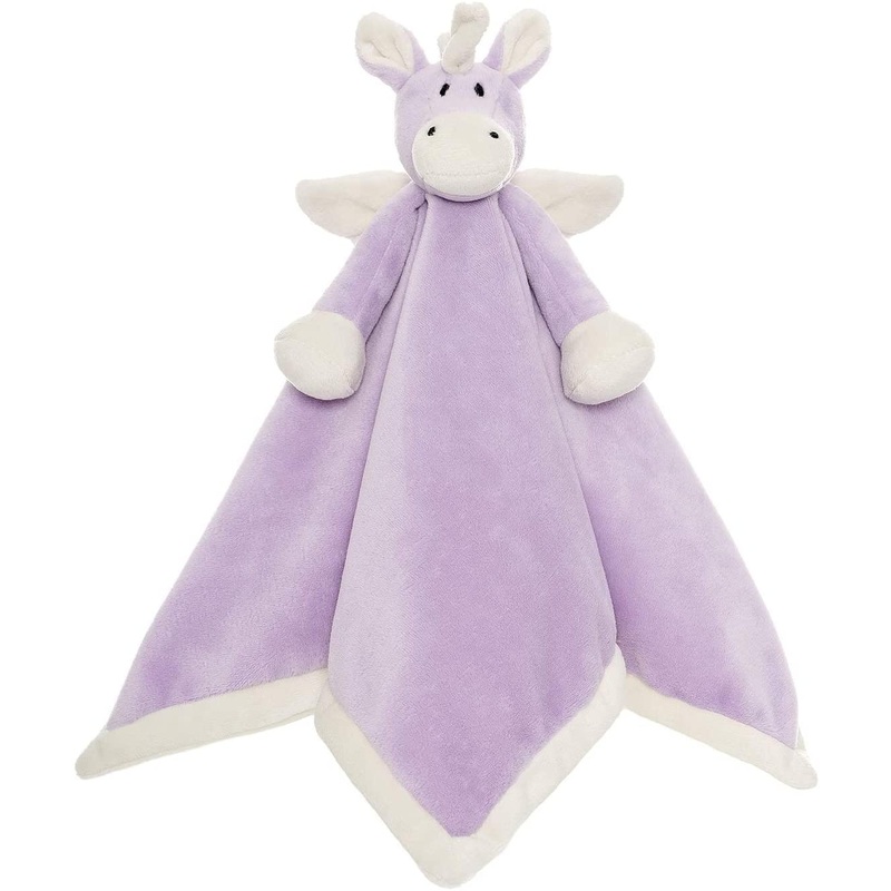 Teddykompaniet Diinglisar Collection 11 Inch Plush Animal Blanket | Unicorn