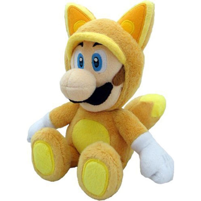 Super Mario Bros. 9" Plush Kitsune Luigi