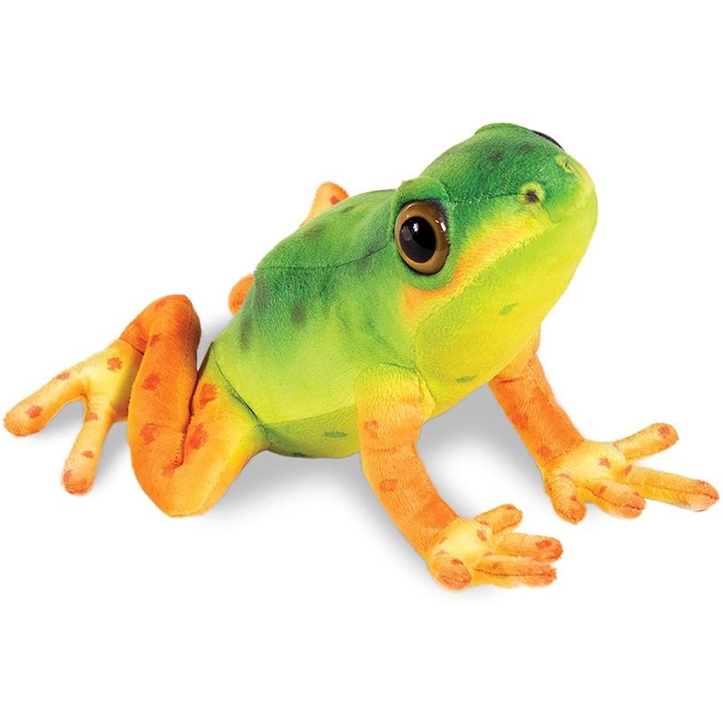 Real Planet Arrow Posion Frog Polka Dot Green 15 Inch Realistic Soft Plush