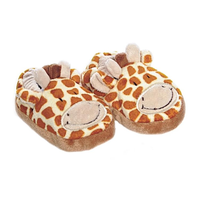 Teddykompaniet Dilinglisar Plush Giraffe Baby Booties