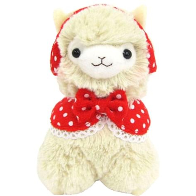 Alpaca Llama 7 Khaki Plush w/ Earmuffs