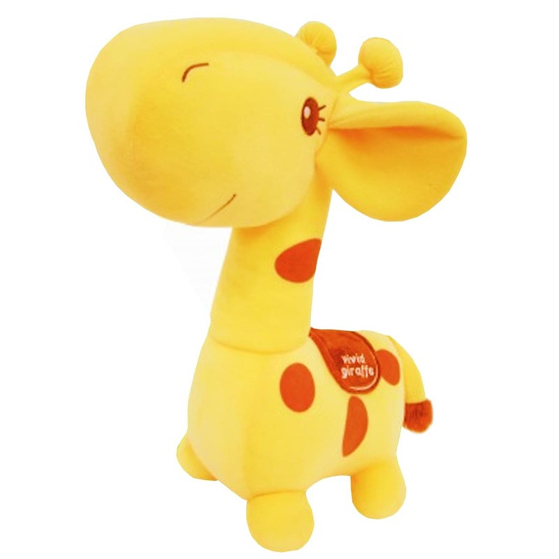 Prime Plush 7" Stuffed Animal Giraffe with Orange Spots