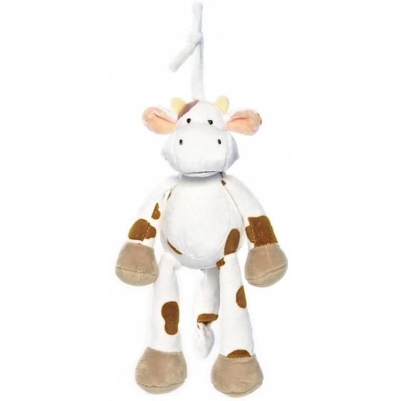 Teddykompaniet Diinglisar Collection 10 Inch Musical Plush Animal | Cow