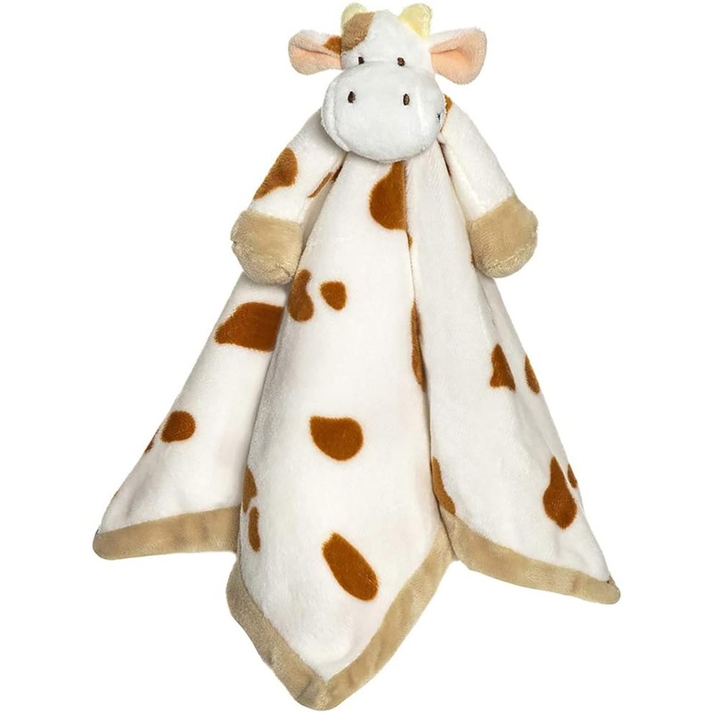 Teddykompaniet Diinglisar Collection 11 Inch Plush Animal Blanket | Cow
