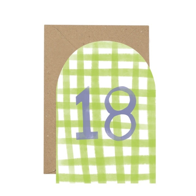 18 Curved Card