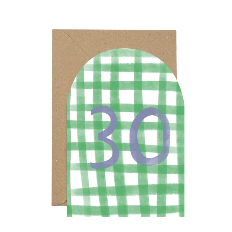 30 Curved Card