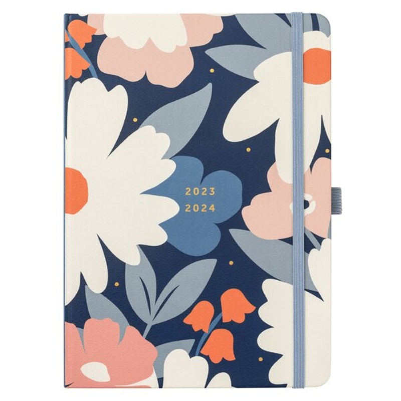 2023/24 Navy Daisy Mid Year A5 To Do Diary