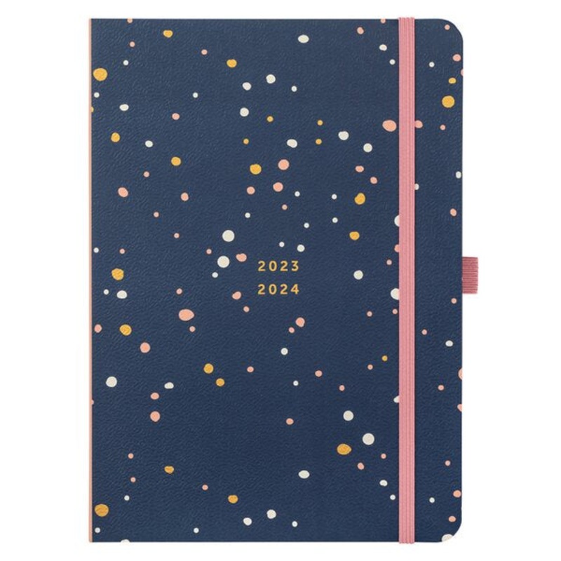 2023/24 Navy Mid Year Day a Page Diary