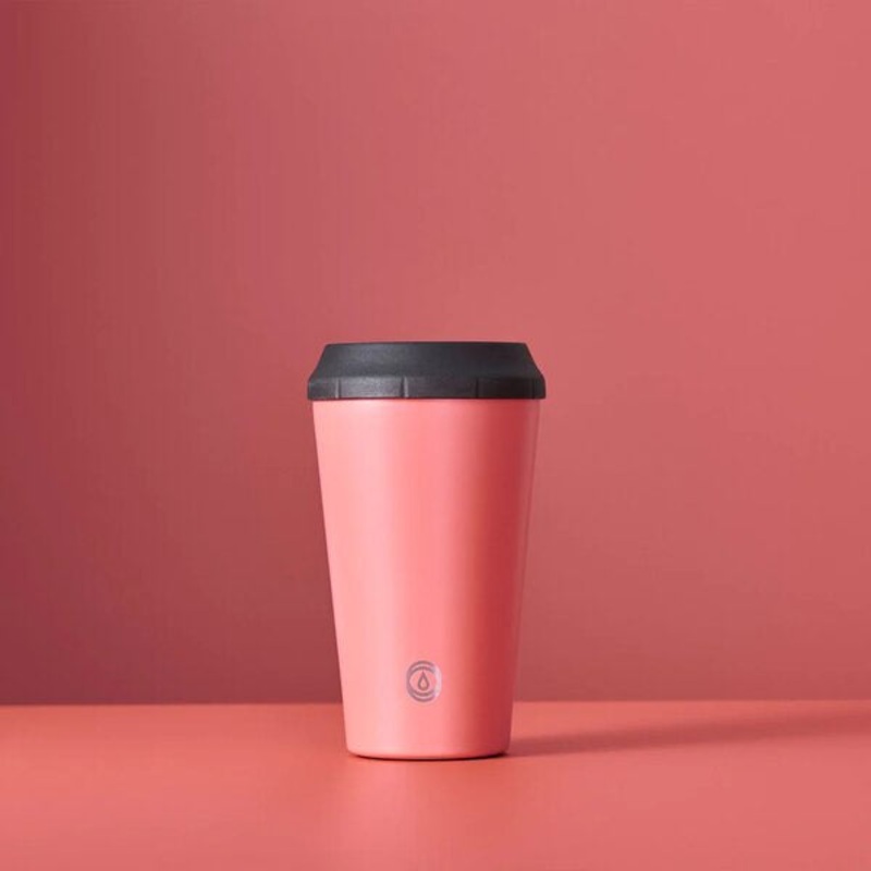 TOPL Reusable Cup 8oz in Hot Coral