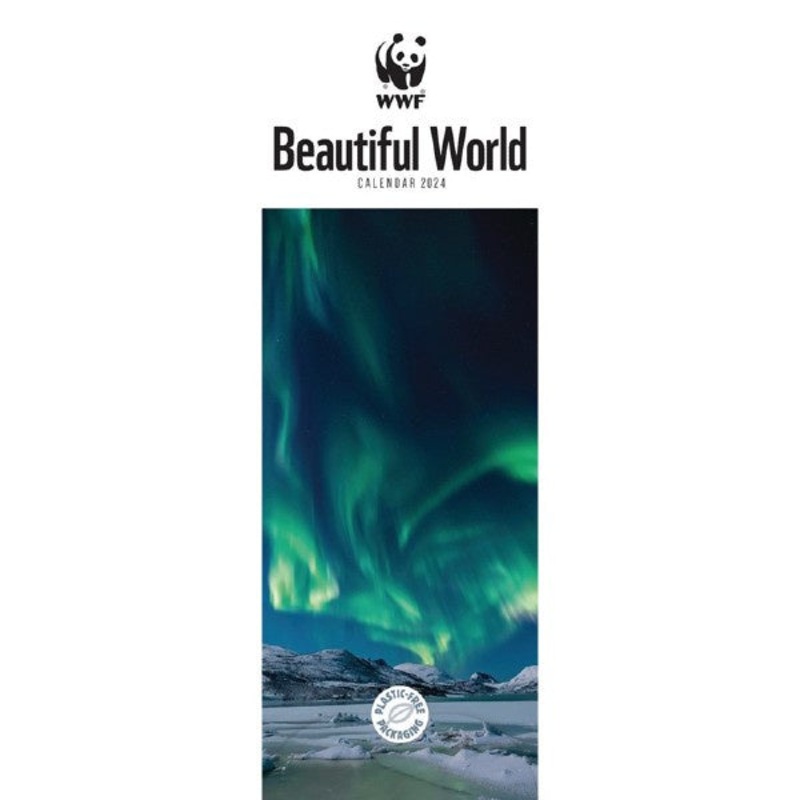 WWF Beautiful World Slim Calendar 2024