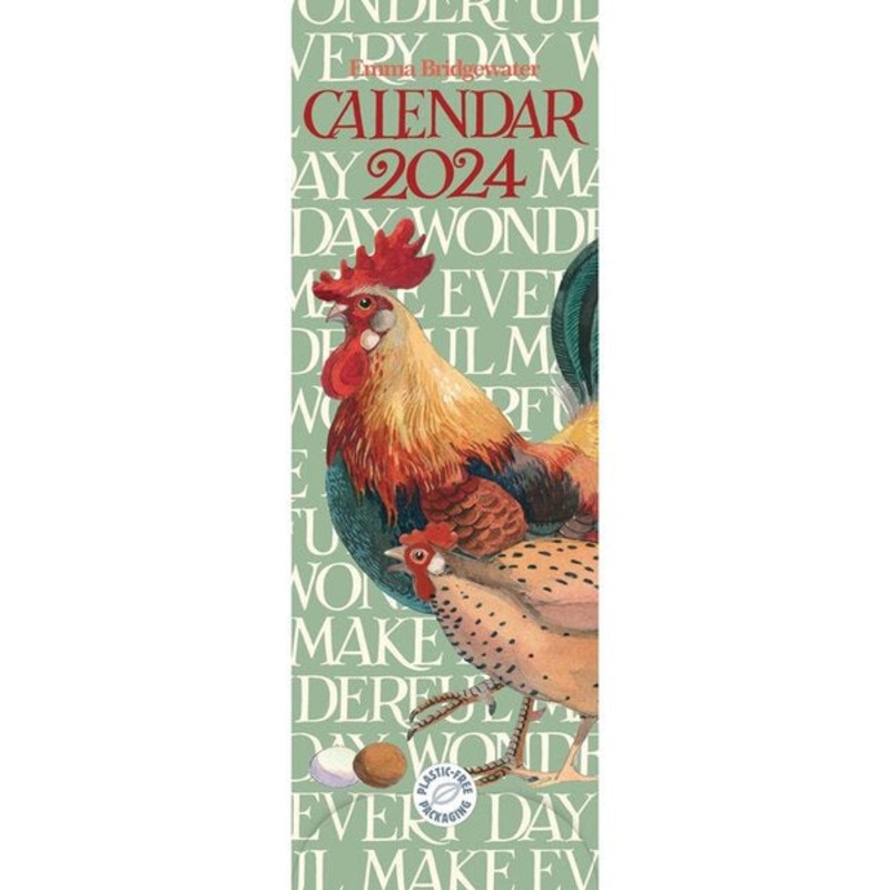2024 Emma Bridgewater Rise & Shine Slim Wall Calendar