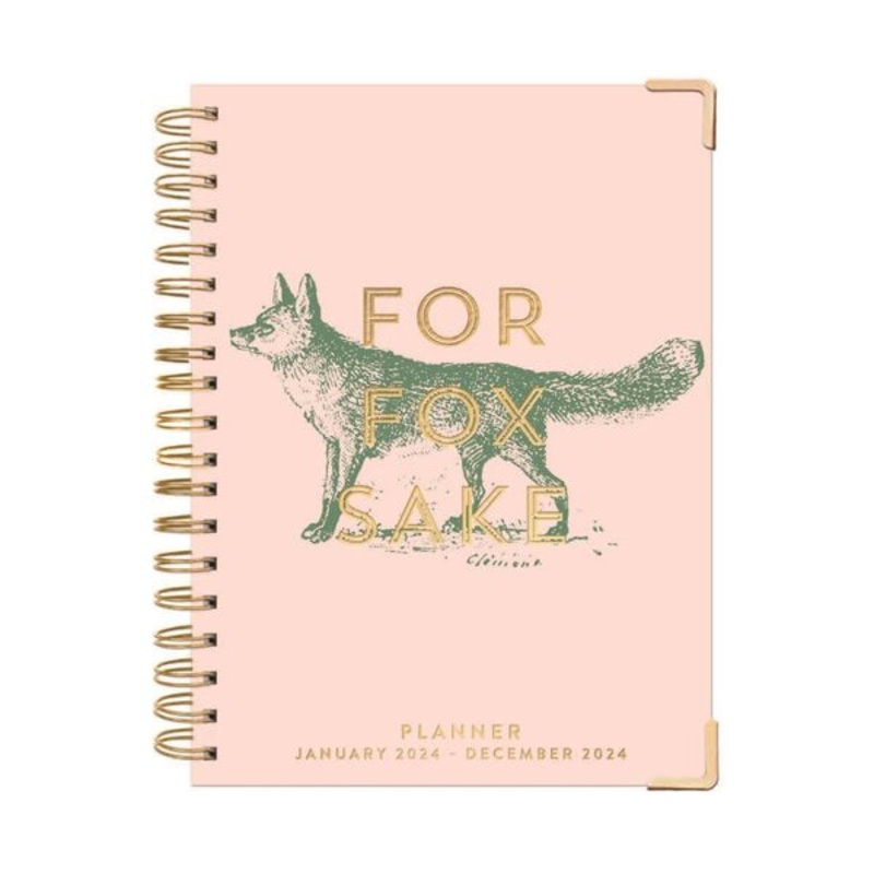 2024 12 Month Planner - For Fox Sake