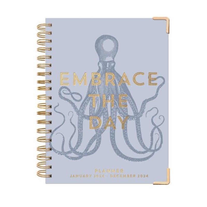2024 12 Month Planner - Embrace the Day