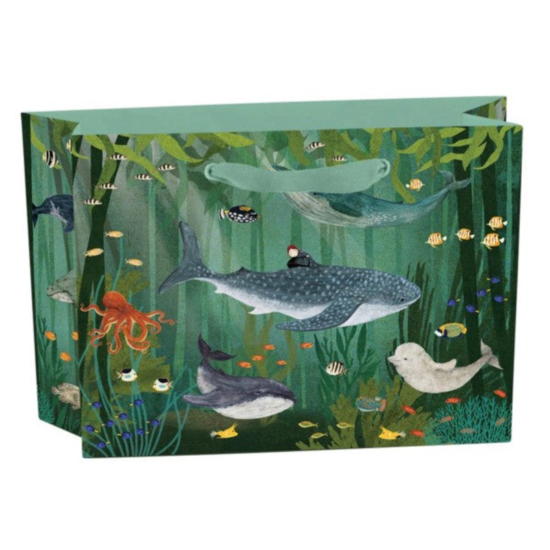 Whale Song Small Landscape Gift Bag