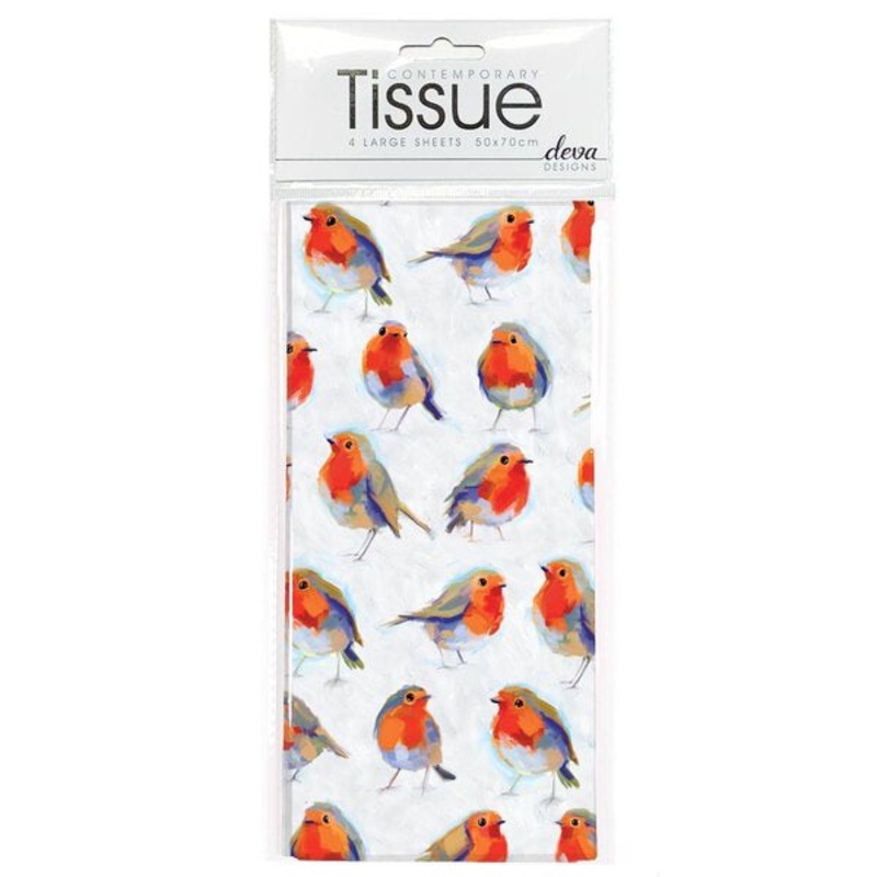 Winter Robins Tissue