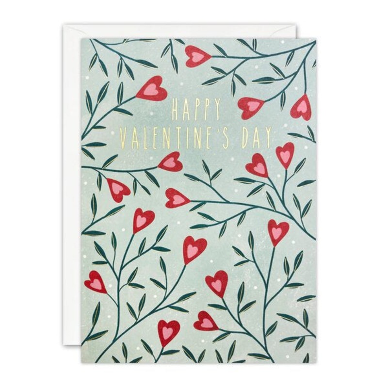 Valentine's Day Heart Pattern Card