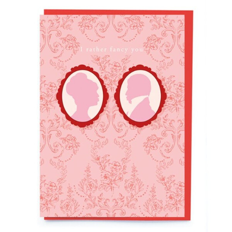 Vintage Profiles Valentine Card