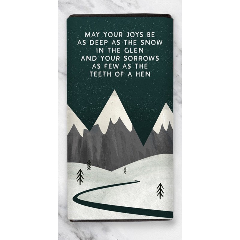 May Your Joys Be Deep Salted Caramel Milk Chocolate Bar 100g