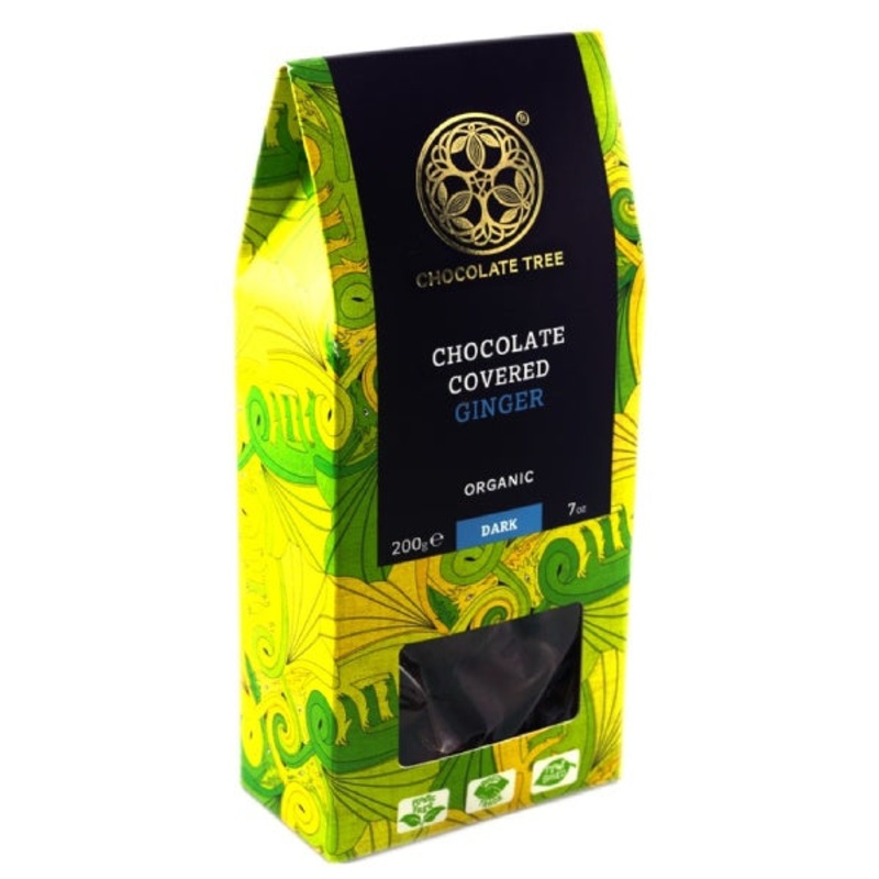 Organic Dark Chocolate Covered Ginger