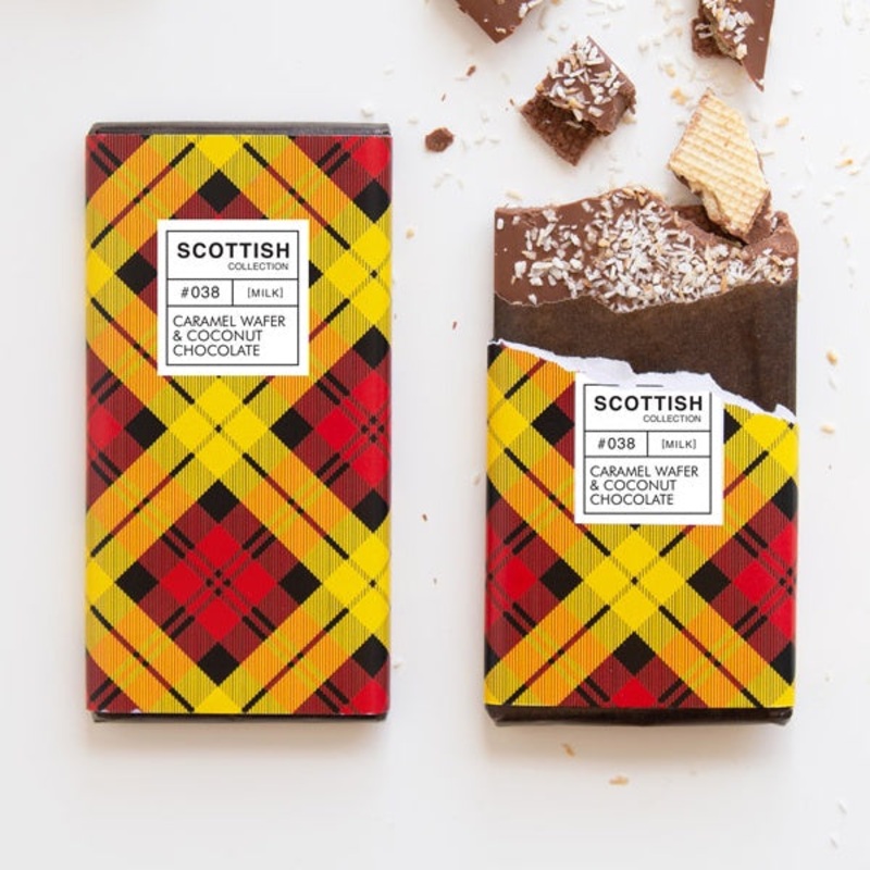 Caramel Wafer Chocolate Bar 100g