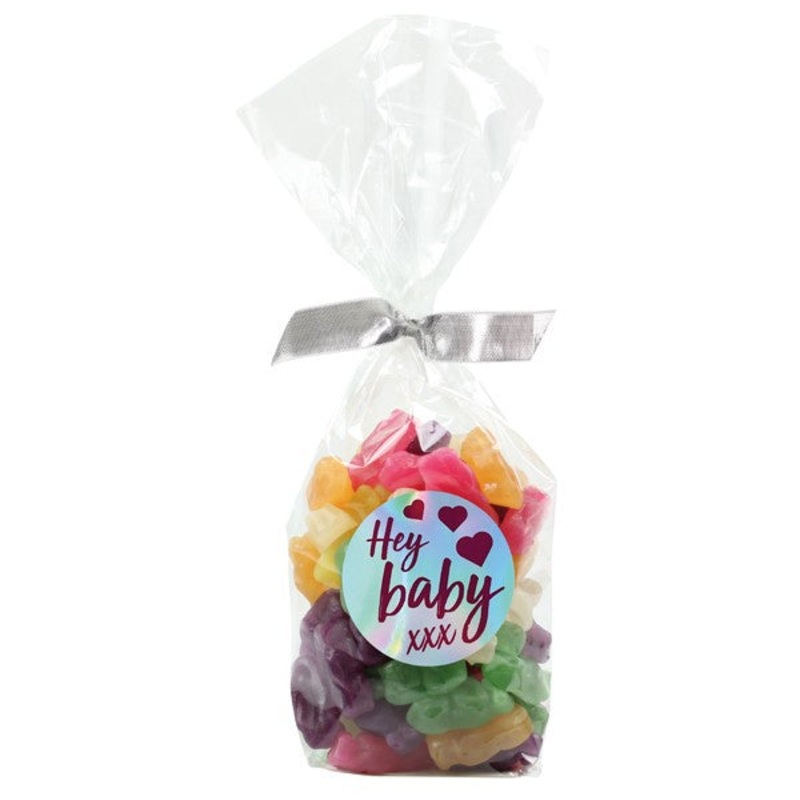 'Hey Baby' Mini Jelly Babies Bag 210g