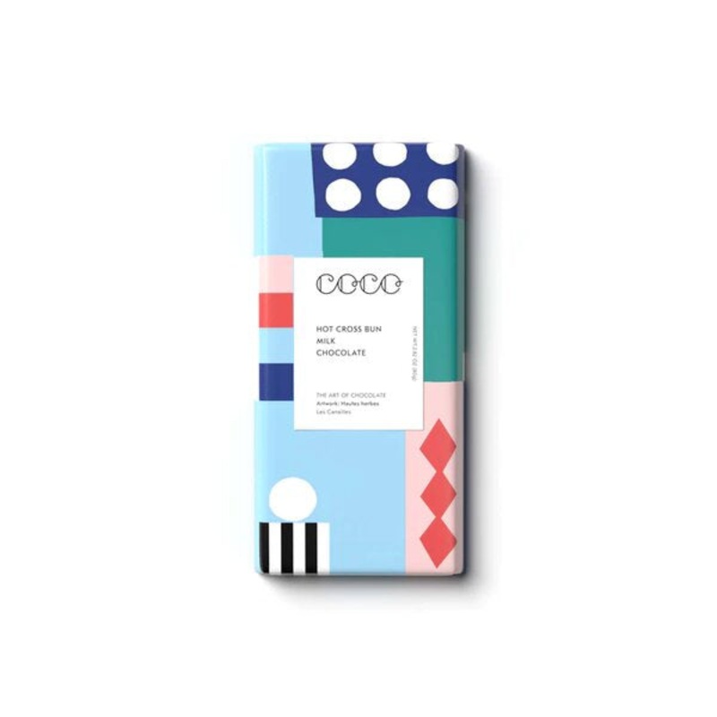 Hot Cross Bun Milk Chocolate Bar