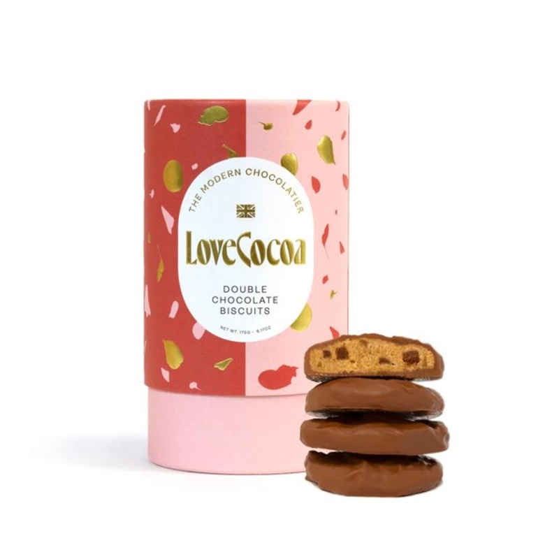 Milk Chocolate Coated Biscuits with Chocolate Chunks