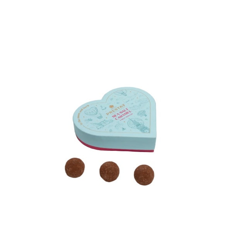 Sea Salt Caramel Truffle Heart Gift Box