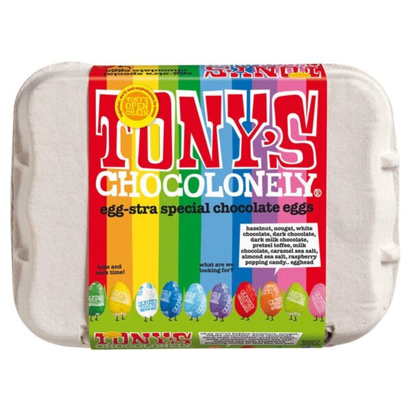 Tony's Chocolonely Special Chocolate Eggs Assorted Bag