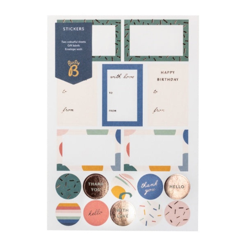 Busy B Gift Stickers