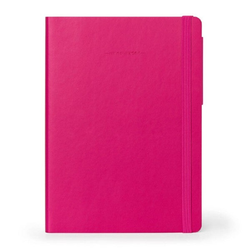 Large Plain Orchid Notebook