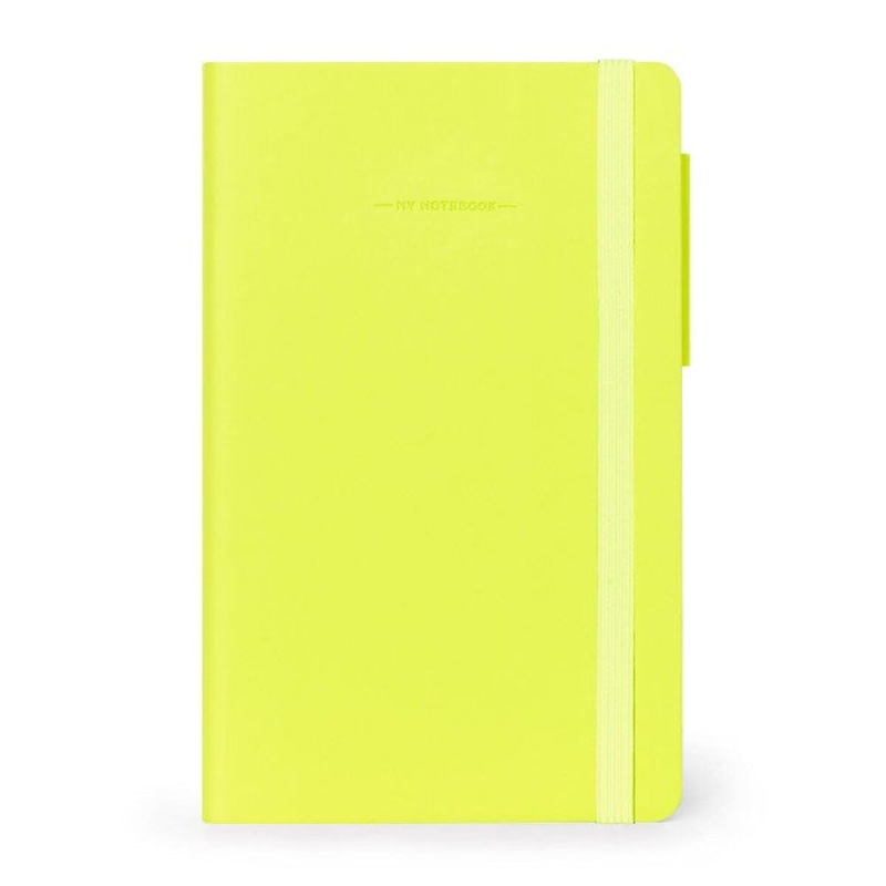 Medium Plain Lime Green Notebook