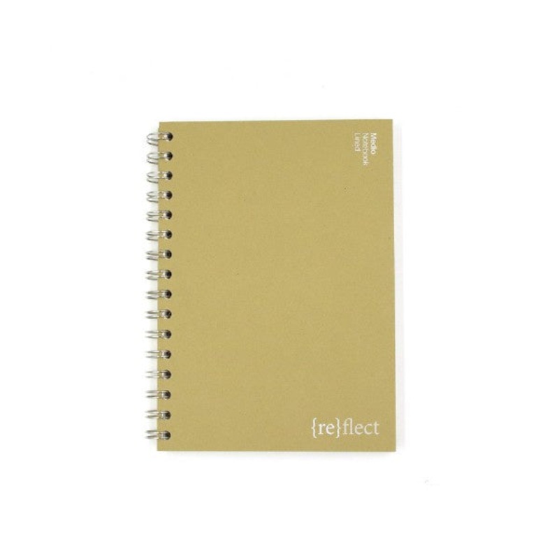 Organic Olive Residue Medio Lined Notebook