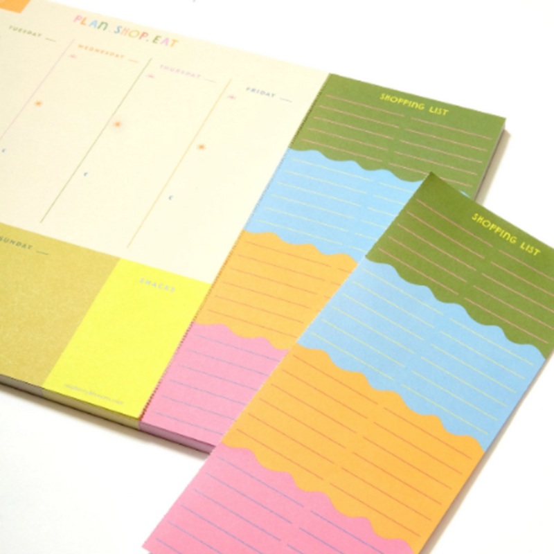 Food Planner & Tear Off Shopping List