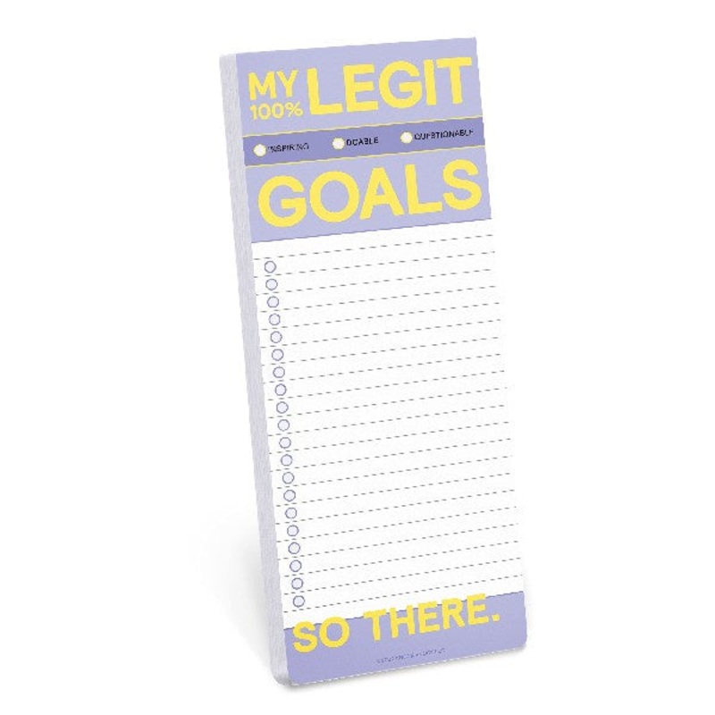 My Legit Goals Slim Pad
