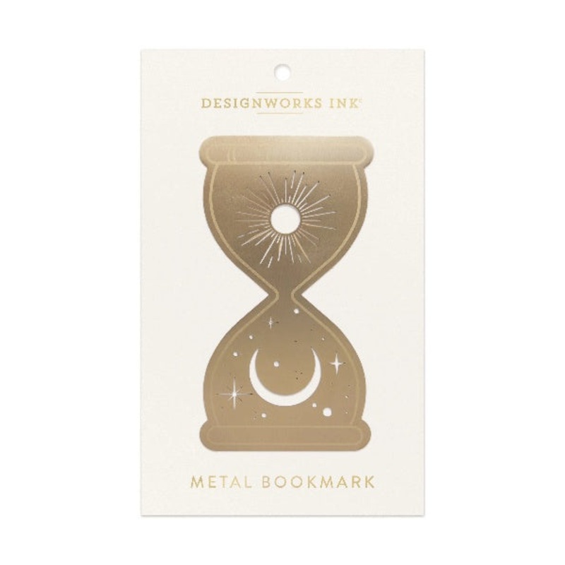 Hourglass Metal Bookmark
