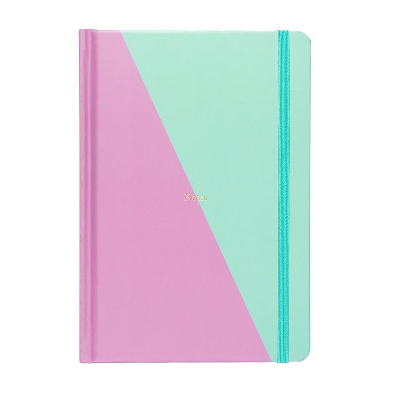 Lilac & Mint Contrast Lined Notebook