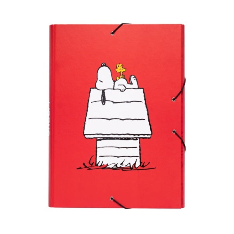 Snoopy A4 Elastic  Folder