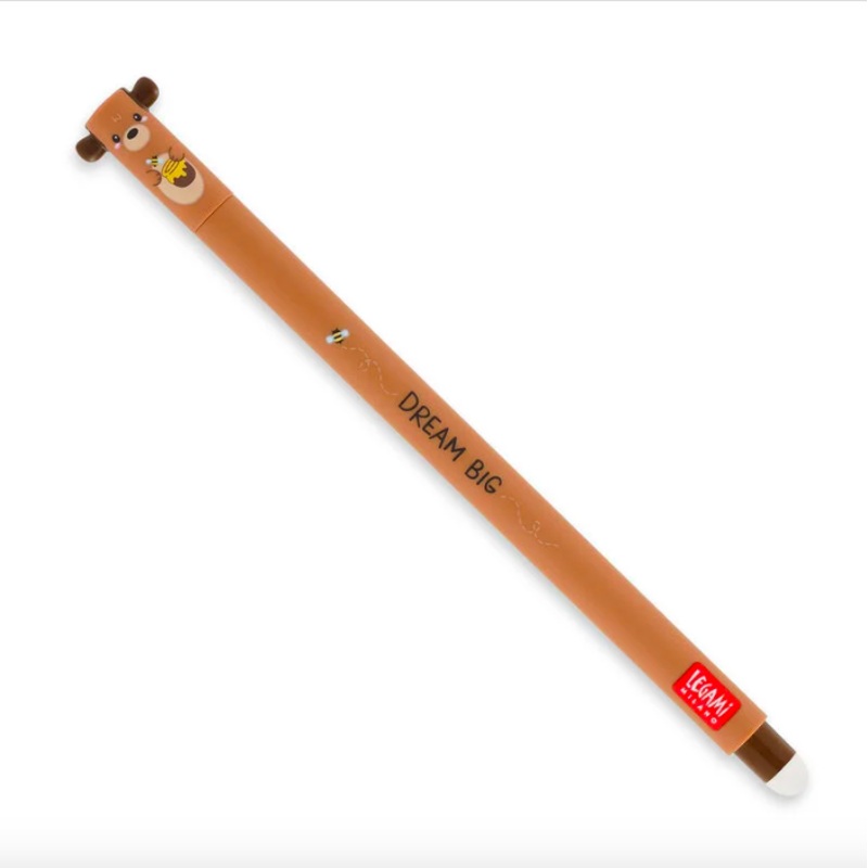 Teddy Bear with Honey Erasable Gel Pen