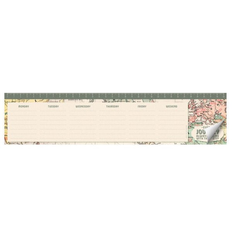 Travel Slim Weekly Desk Planner