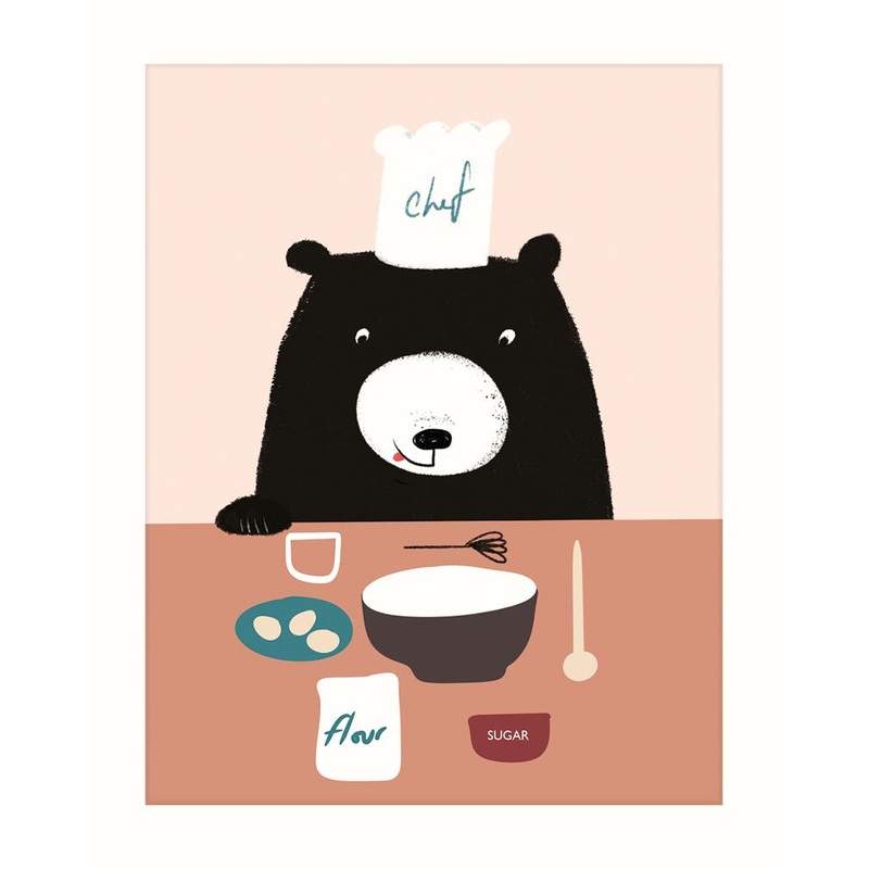 Bear Chef Card