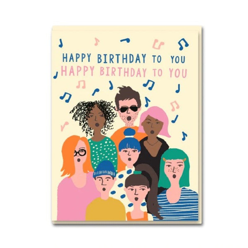 Choir Birthday Card