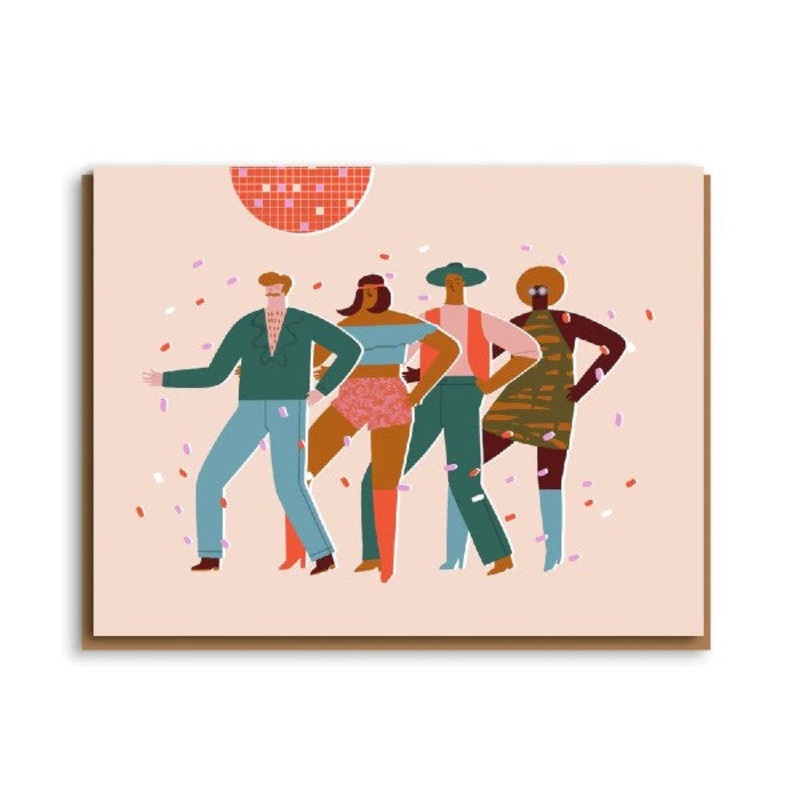 Disco Friends Card