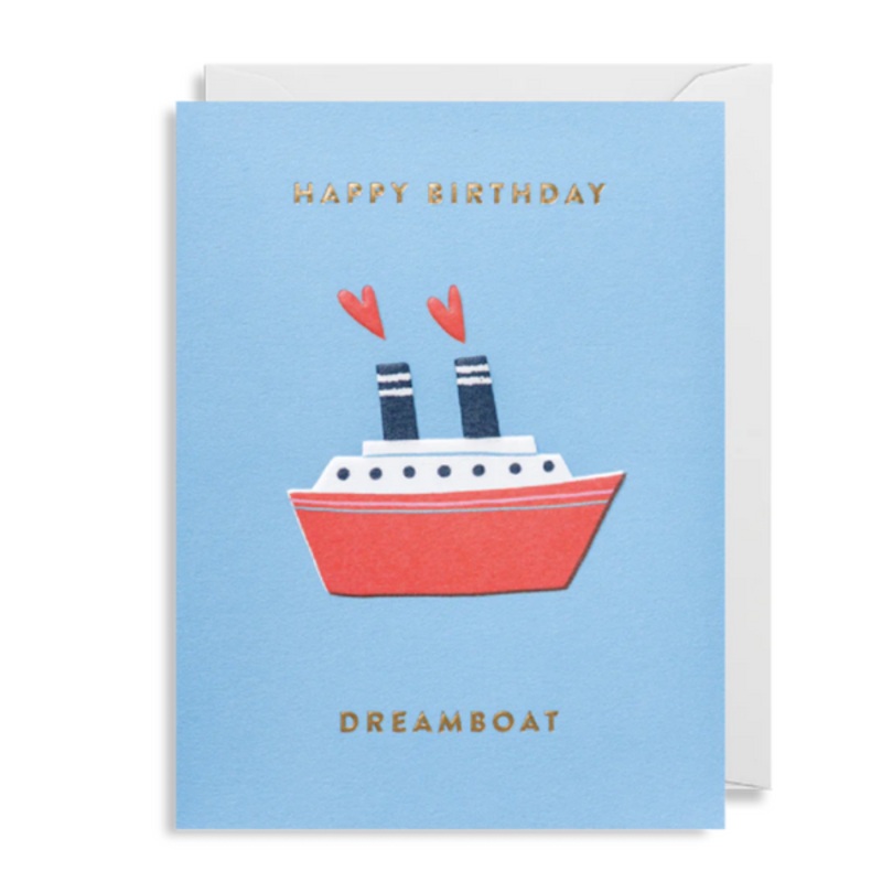Happy Birthday Dreamboat Card by Ruby Taylor