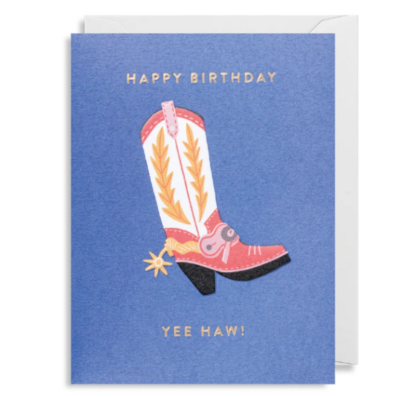 Happy Birthday Yee Haw Card by Ruby Taylor