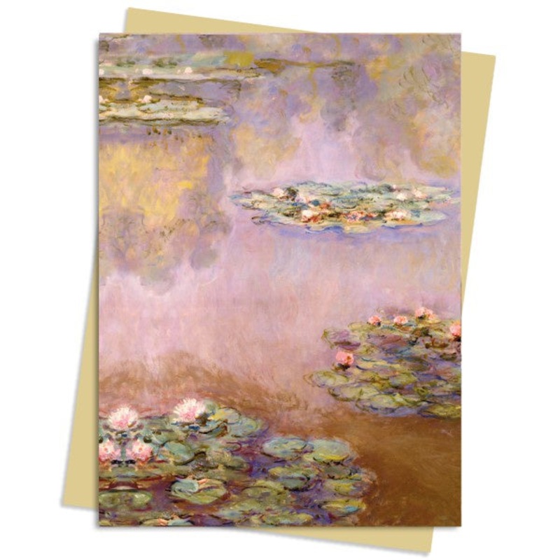 Monet Water Lilies Card