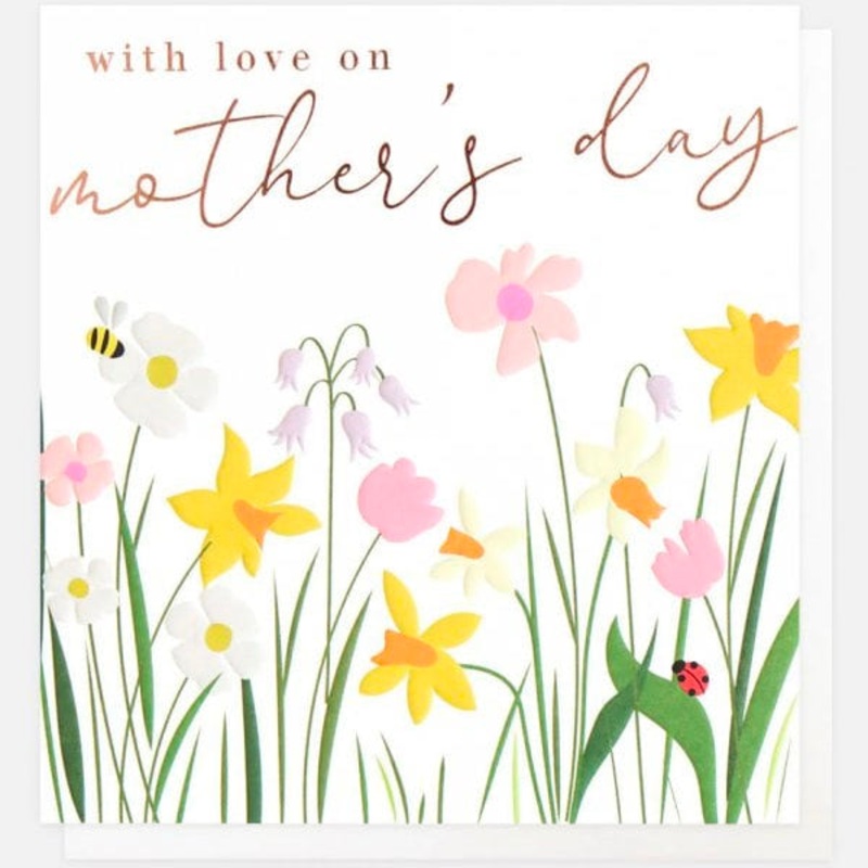 With Love On Mother's Day Meadow Flowers Card