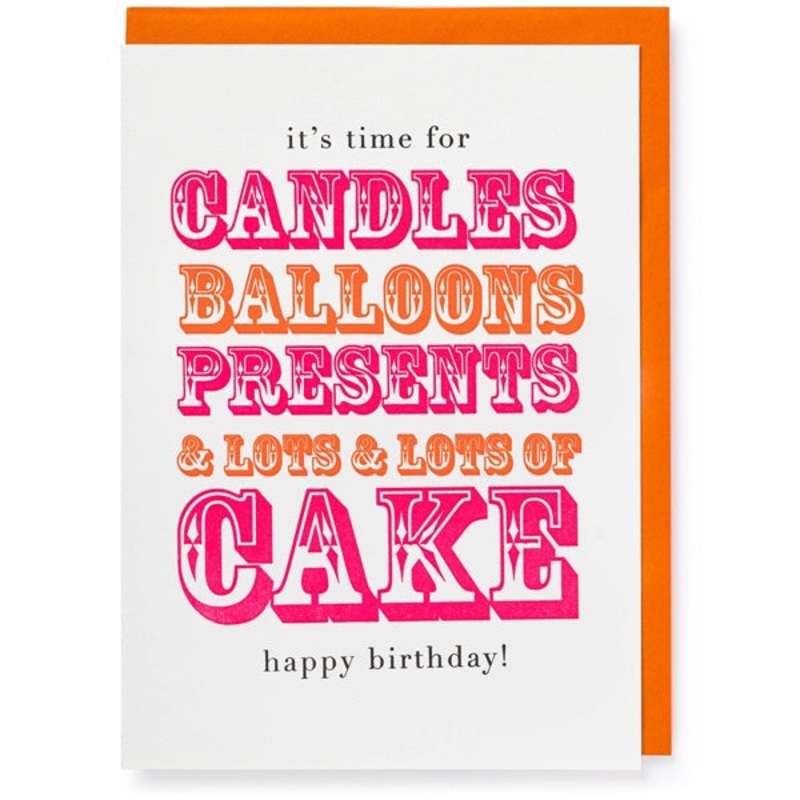 Its Time for Candles J. Faulkner Birthday Card